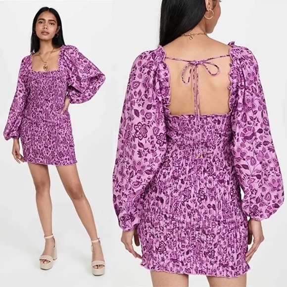 Free People Smock It To Me Minidress NWT! - Picture 13 of 13